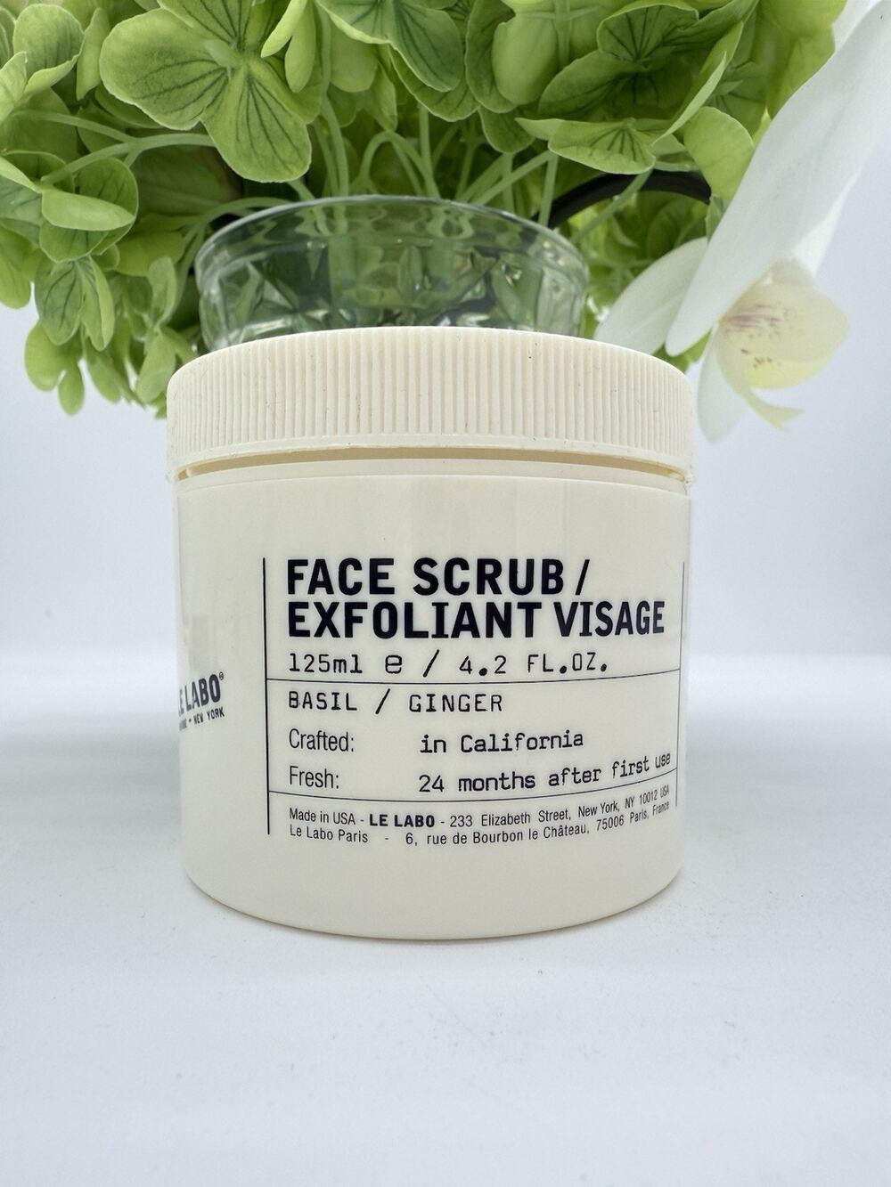 Le Labo Face Scrub Exfoliant Visage Basil / Ginger 4.2 oz NEW